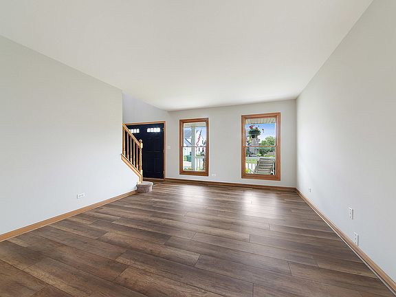 New flooring that throughout the main level.