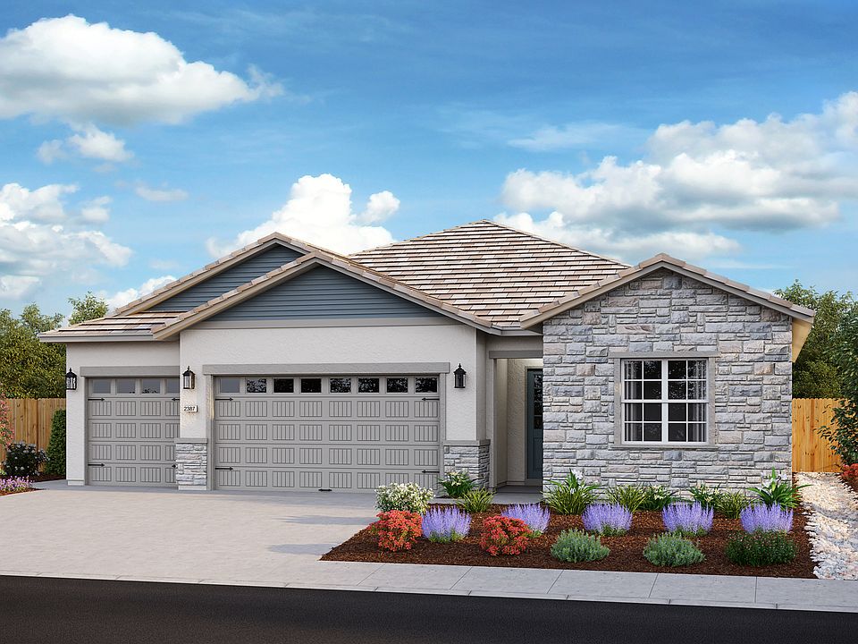 Elevation B - Vineyard Cottage
