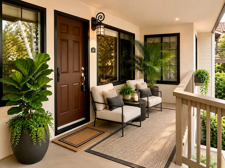 Private patio