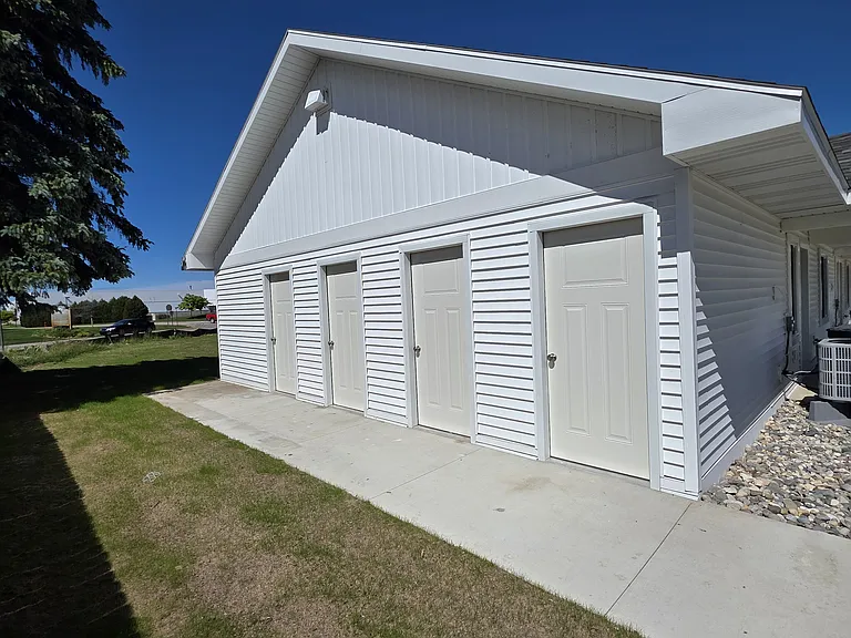 Each unit is assigned one storage unit, included in rent.