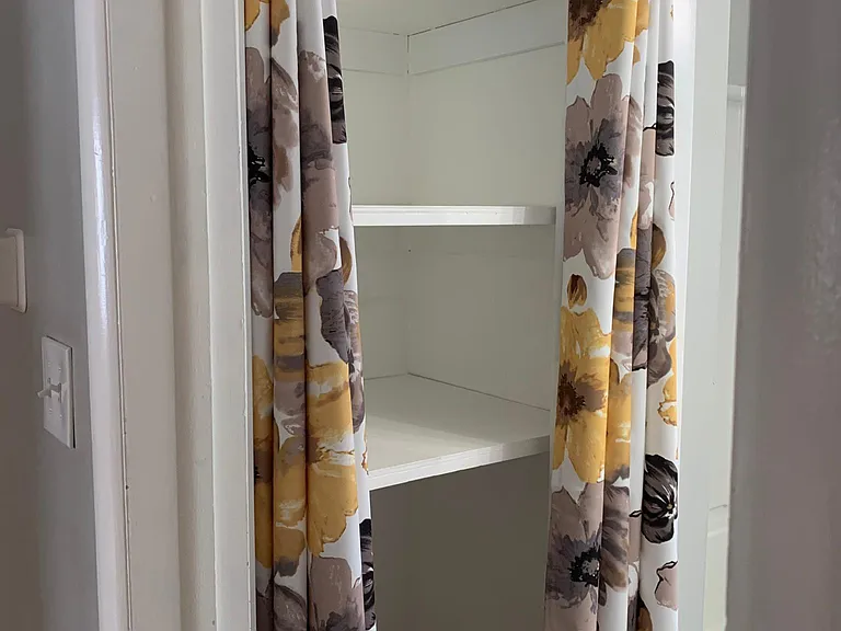 1st floor bathroom linen closet