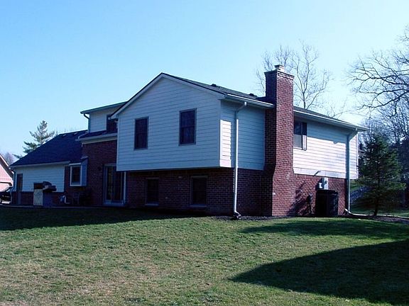 Back view with concrete slab