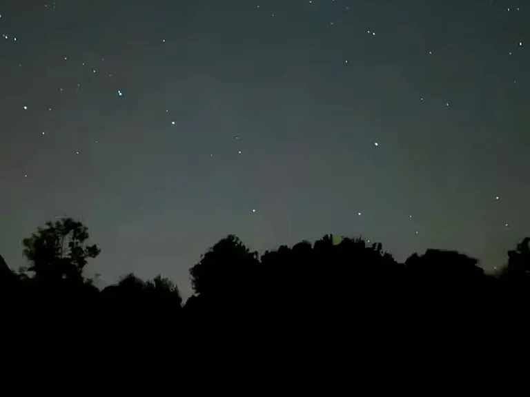 Night's sky from Bedroom 1 window