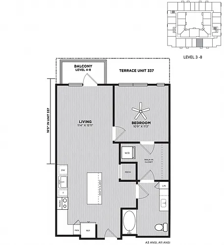 Floor plan A3A