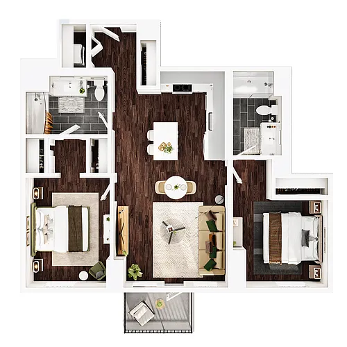 Floor plan B3