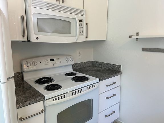 Kitchen stove and microwave