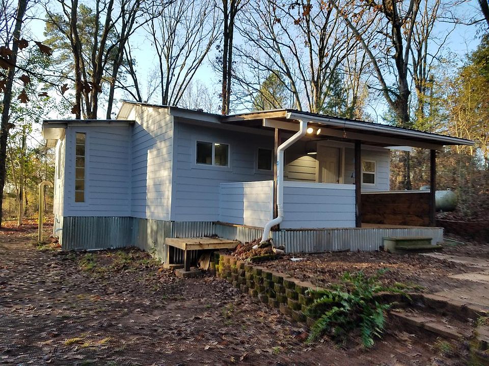 Closeup of front of house