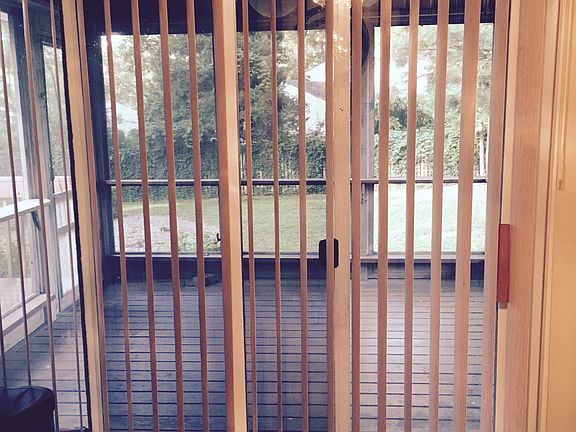 Kitchen to screened porch