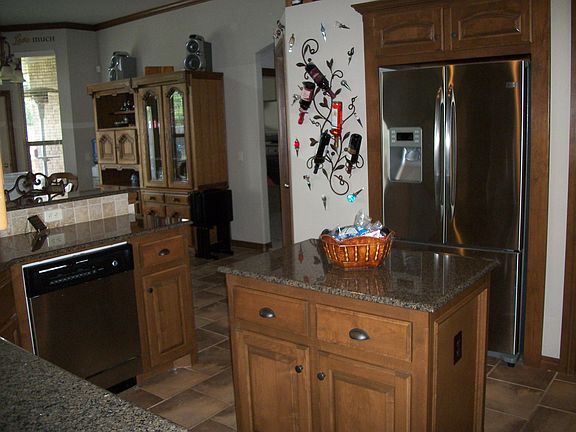 Kitchen with island