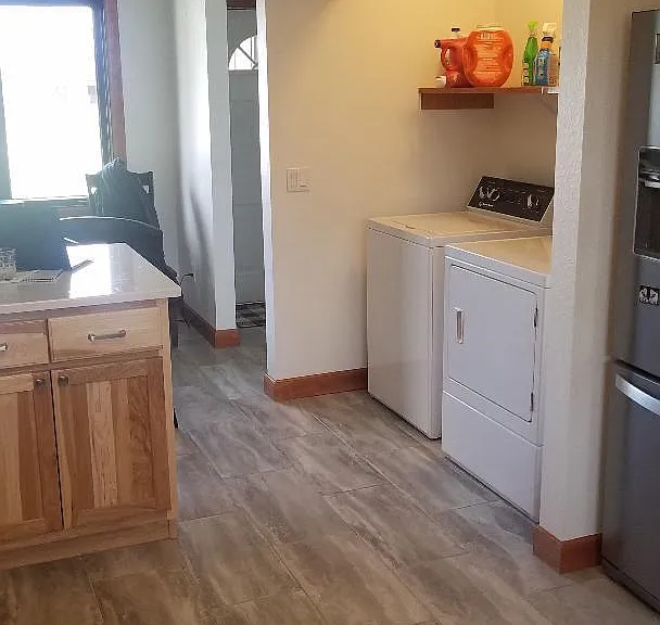 Speed Queen W/D (installing Bi-Fold door soon)