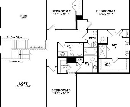 4th image of 3209 Wellfield Ct. Lot 86