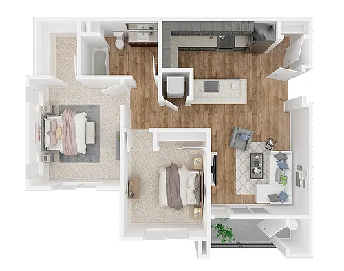 Floor plan 2X1 B