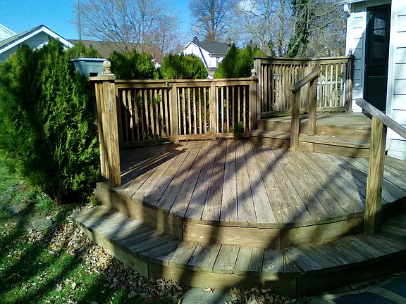 Rear yard -deck