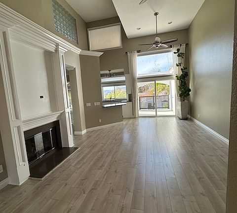 living room and kitchen view