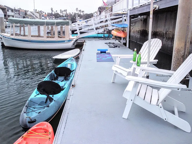 Dockside view - perfect spot for morning coffee and stretch.