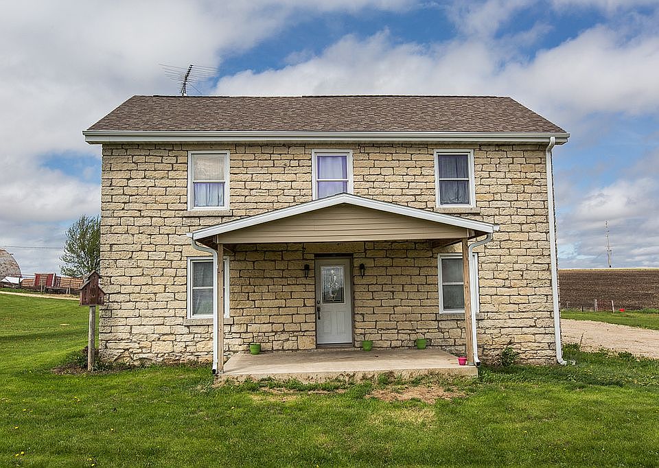 South side of house