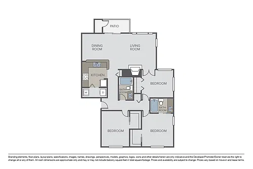 Floor plan Plan 3A