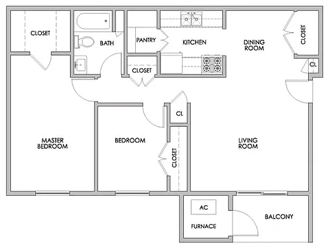 Floor plan The Bay