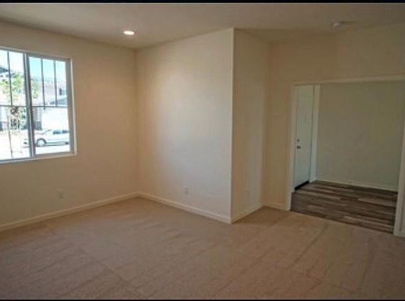 Front entrance and living room 