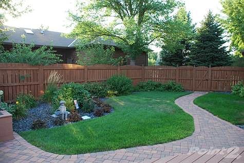 Private courtyard, viewed from the deck