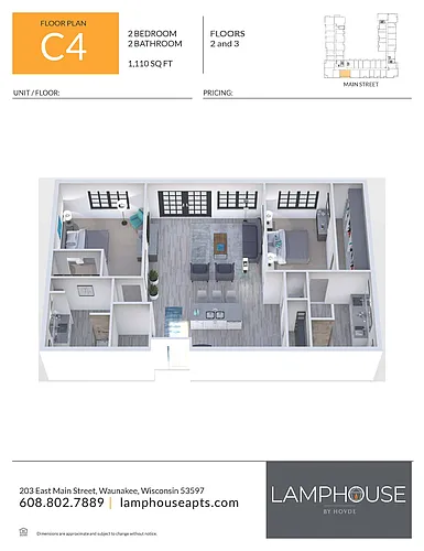 Floor plan C4