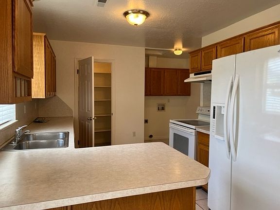 Kitchen with large pantry