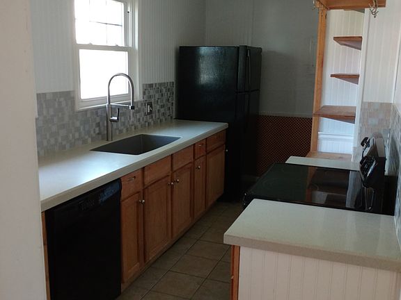 Kitchen with granite countertops
