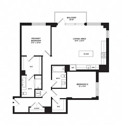 Floor plan 2R