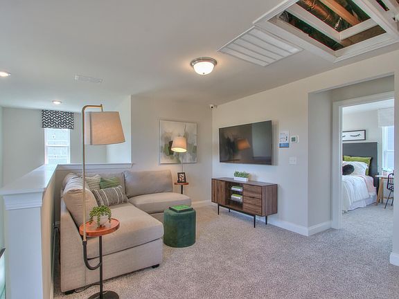 The loft gives the kids a place to hangout.