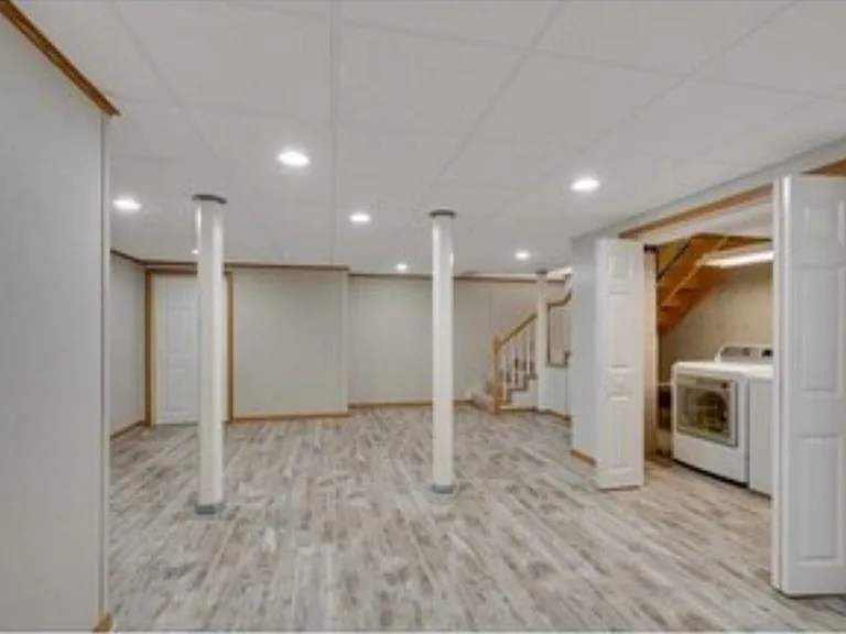 Furnished finished basement