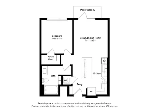 Floor plan A1 ALT 3