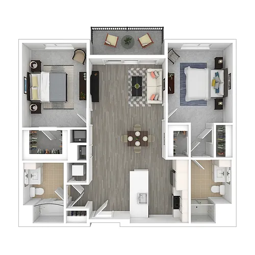 Floor plan Style B1