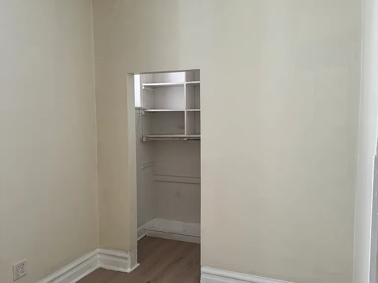 bedroom closet area