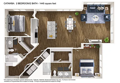 Floor plan *2x2 Catawba B2S