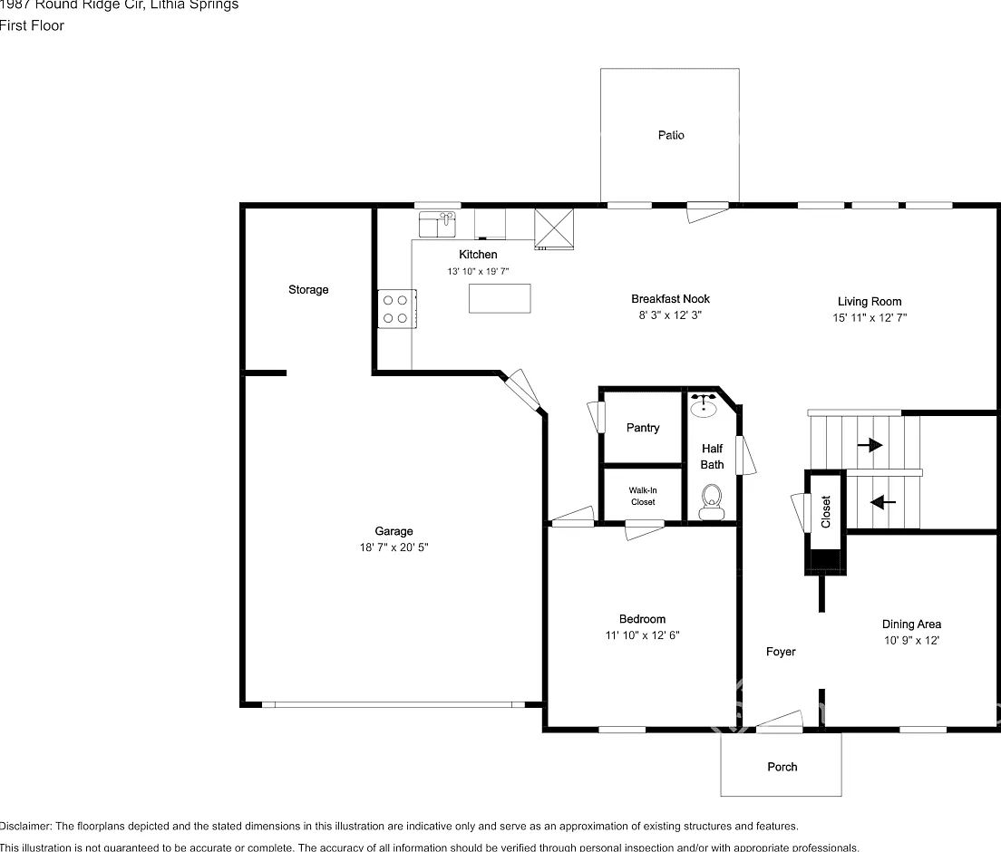1987 Round Ridge Cir Lithia Springs, GA 30122 — Photo 2