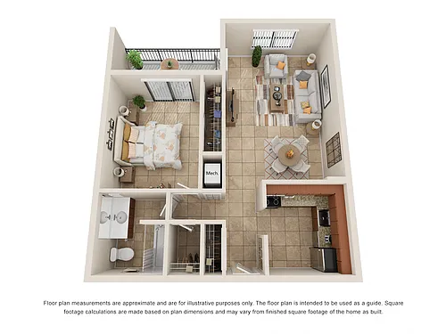 Floor plan Model A