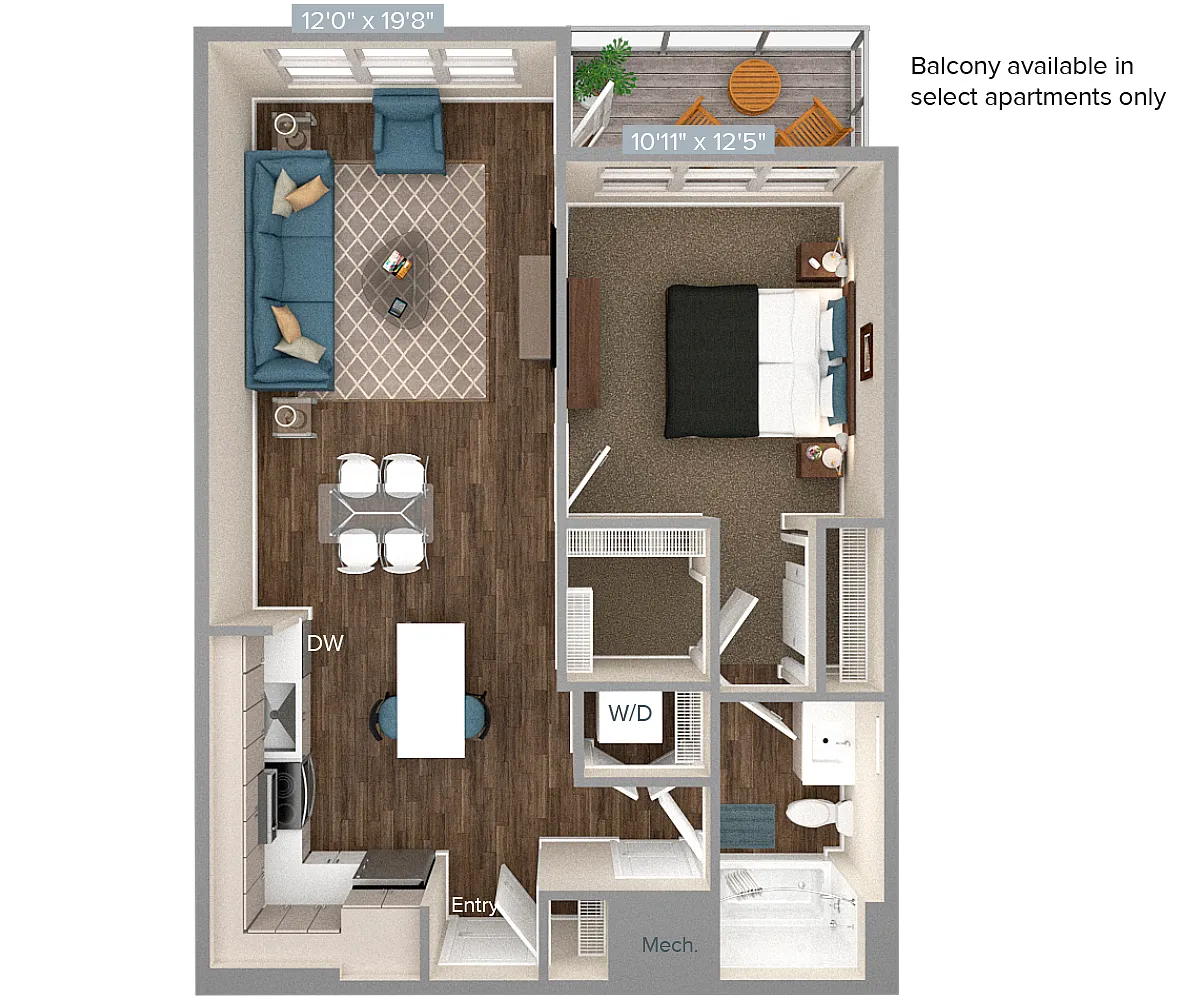 Floor plan AM15-D1-715