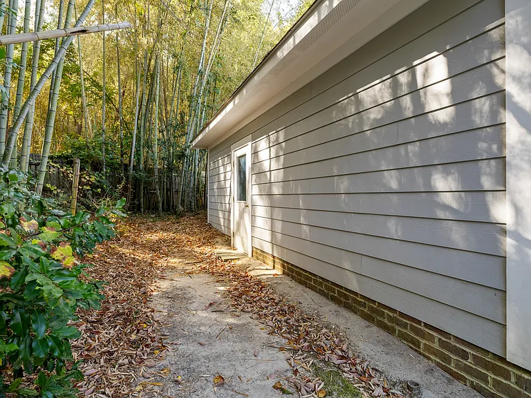 Path from Backyard to detached garage