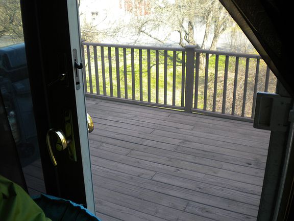 deck outside living room