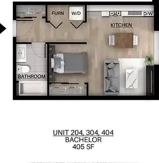 Studio, 1.0 bath, $1,500 — Photo 2