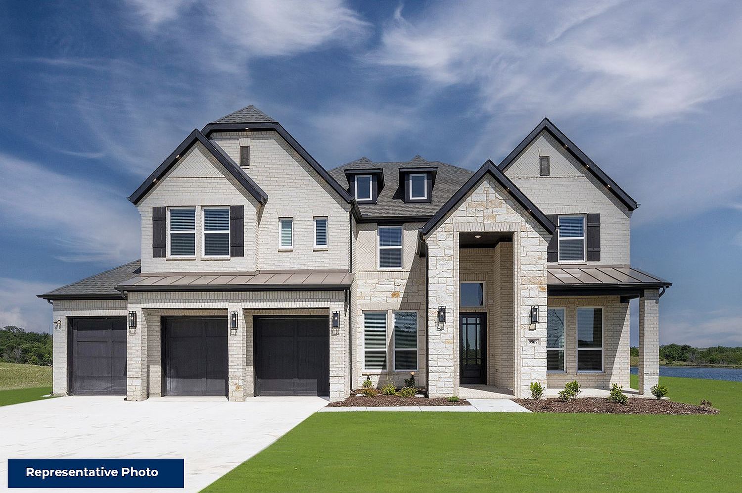 Hillcrest 2F (w/Media) Plan, Marine Creek Ranch, Fort Worth, TX 76179