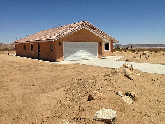 The attached two car garage