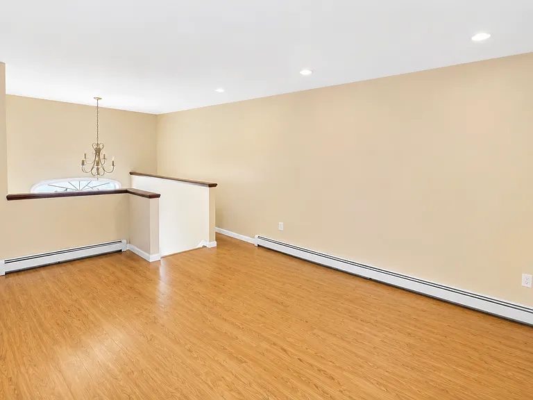 Living space opposite angle bare