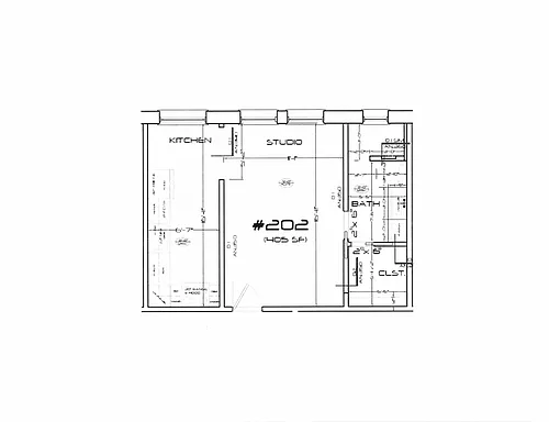 Floor plan Studio