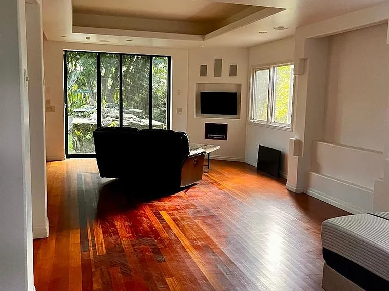 Balinese Hard Wood Flooring Thoughout Home Living Room Area & Private View