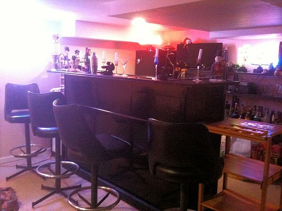 Basement bar