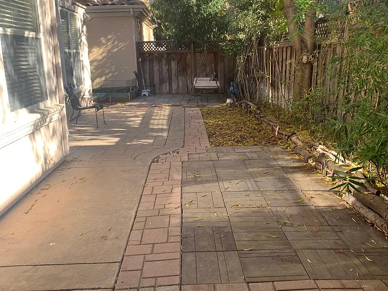 Backyard east view