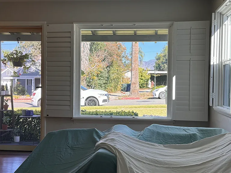 New energy efficient windows and shutters installed last year.