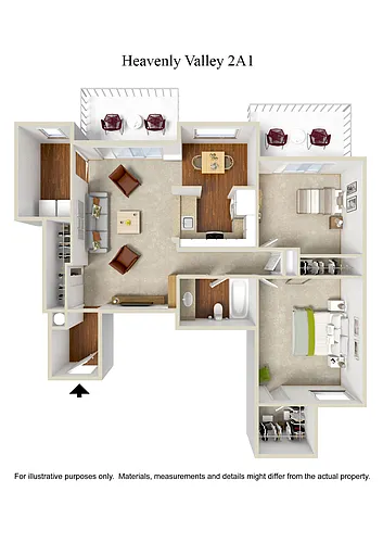 Floor plan Heavenly Valley