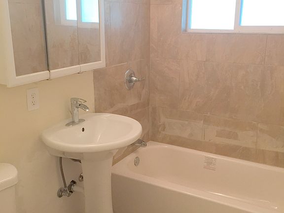 completely updated bathroom